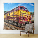 Zoek naar vintage locomotief kunst Trein