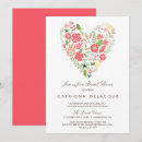 Recherche de coeur coloré invitations Nuptiale