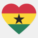 Recherche de drapeau ghana autocollants Pays