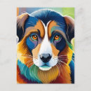 Recherche de visage de chien cartes postales Pour tous