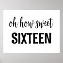 Recherche de bonbon seize posters Sweet sixteen