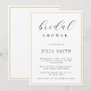 Recherche de nuptiale à la mode de douche invitations Élégant