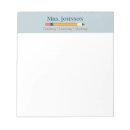Recherche de personel blocsnotes Teacher