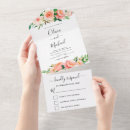 Recherche de de pêche mariage invitations Corail