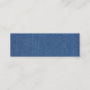 Recherche de tissu denim cartes visite Textile