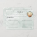 Recherche de plage de coquillages invitations Aquarelle