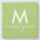 Zoek naar groene onderzetters Monogrammen