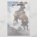 Zoek naar paarden briefpapier Wild west