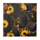 Zoek naar fossielen tegels Abstract