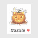 Recherche de cat lantern autocollants Jack o' lantern
