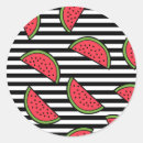 Recherche de motif de pastèque autocollants Tropical