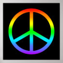 Recherche de signe de paix posters Arc en ciel
