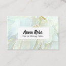 Recherche de floral bleu cartes visite Cosmetologist