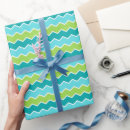 Recherche de zigzag bleu papier cadeau Moderne