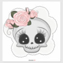 Zoek naar roze schedel stickers Halloween