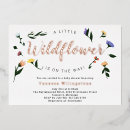 Recherche de wildflower baby shower invitations Floral