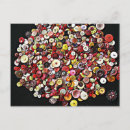 Recherche de couture vintage cartes postales Rouge