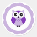 Recherche de hibou pourpre autocollants Bande dessinée
