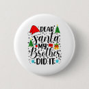 Recherche de père noël drôle badges Cher