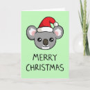 Zoek naar koala kerstmis briefkaarten Cartoon