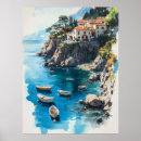 Recherche de amalfi art Aquarelle