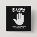 Recherche de je ne suis pas antisocial badges Distanciation sociale