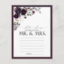 Recherche de mariage pourpre cartes postales Floral