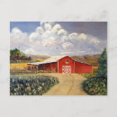 Recherche de peintures acryliques cartes postales Rouge