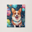 Recherche de corgi puzzles Illustration