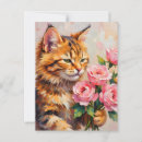 Recherche de chats roses cartes postales Floral