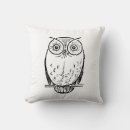Recherche de hibou blanc coussins Chouette