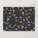 Zoek naar sleutel briefkaarten Vergrendeling