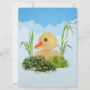 Recherche de canard jaune vœux cartes Printemps