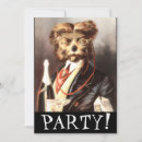 Recherche de chien vintage invitations Humour