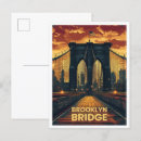 Recherche de brooklyn bridge cartes postales Vintage