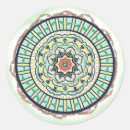 Recherche de mandalas autocollants Rond