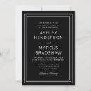 Recherche de cadre noir invitations Couple