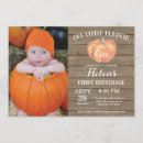 Zoek naar halloween verjaardag uitnodigingen Onze kleine pompoen