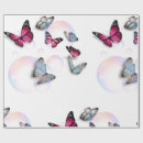 Zoek naar iriserend blauw cadeaupapier Vlinder