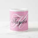 Recherche de rose blanc noir tasses Monogramme