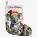 Recherche de koala chaussette de noël Chapeau santa