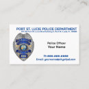 Recherche de officier de police cartes visite Détective