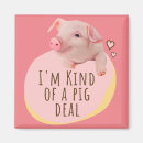 Recherche de de porc refrigérateur magnets Porcelet