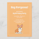 Recherche de corgi invitations Mignon