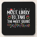 Recherche de selfie dessous de verres Noël