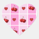 Recherche de motif de cerise autocollants Rose