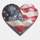 Recherche de drapeau américain c autocollants Coeur