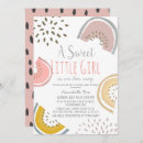 Recherche de watermelon baby shower invitations Rose