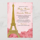 Recherche de tour eiffel baby shower invitations Chic