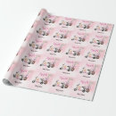 Recherche de baby girl shower papier cadeau Aquarelle